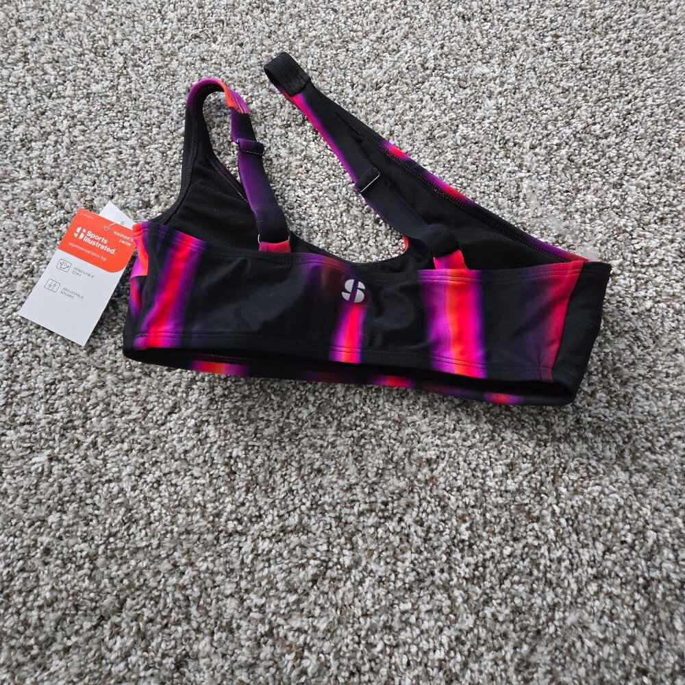 Sports Illustrated pink Lightspeed bikini top